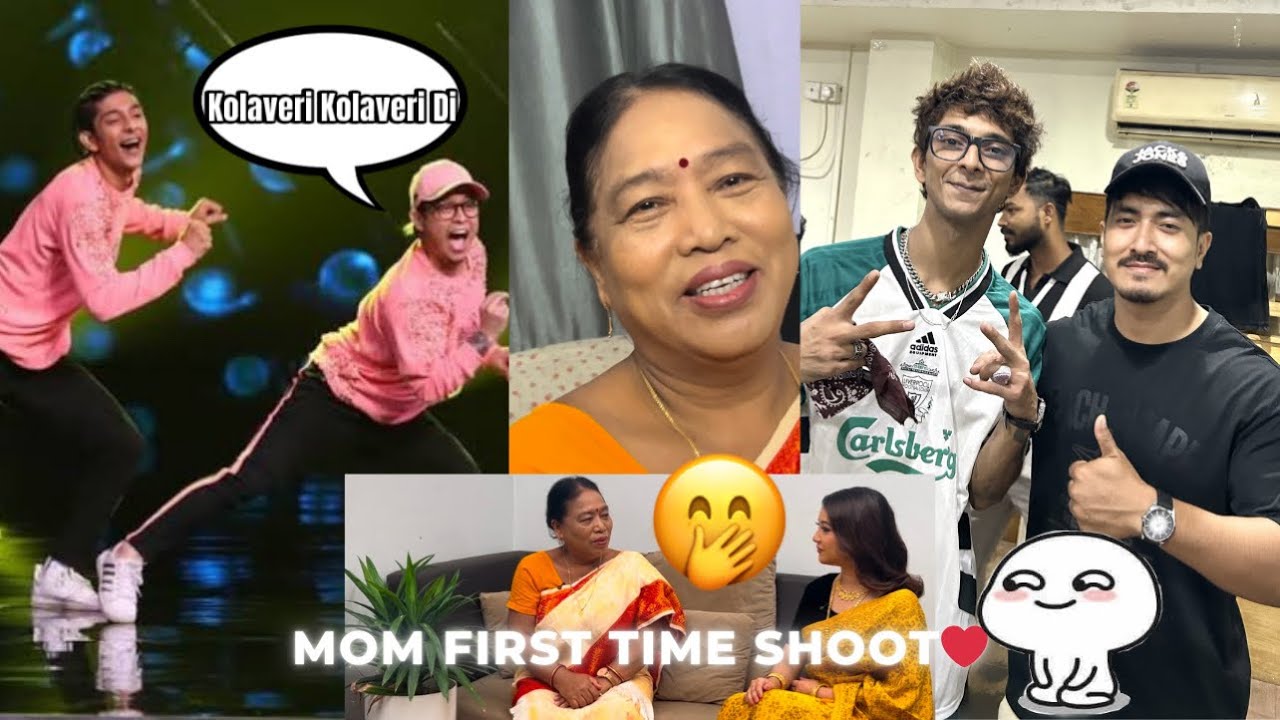 Mommy ka First Time Shoot 😍🎥 | Met India’s Best Dancer Adnan | Tripura Talented Dancers❤️