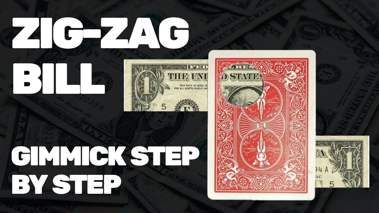 ZIG-ZAB BILL 🪄 NEW MAGIC TRICK TUTORIAL | Gimmick Step By Step #tricks #magic #foryou