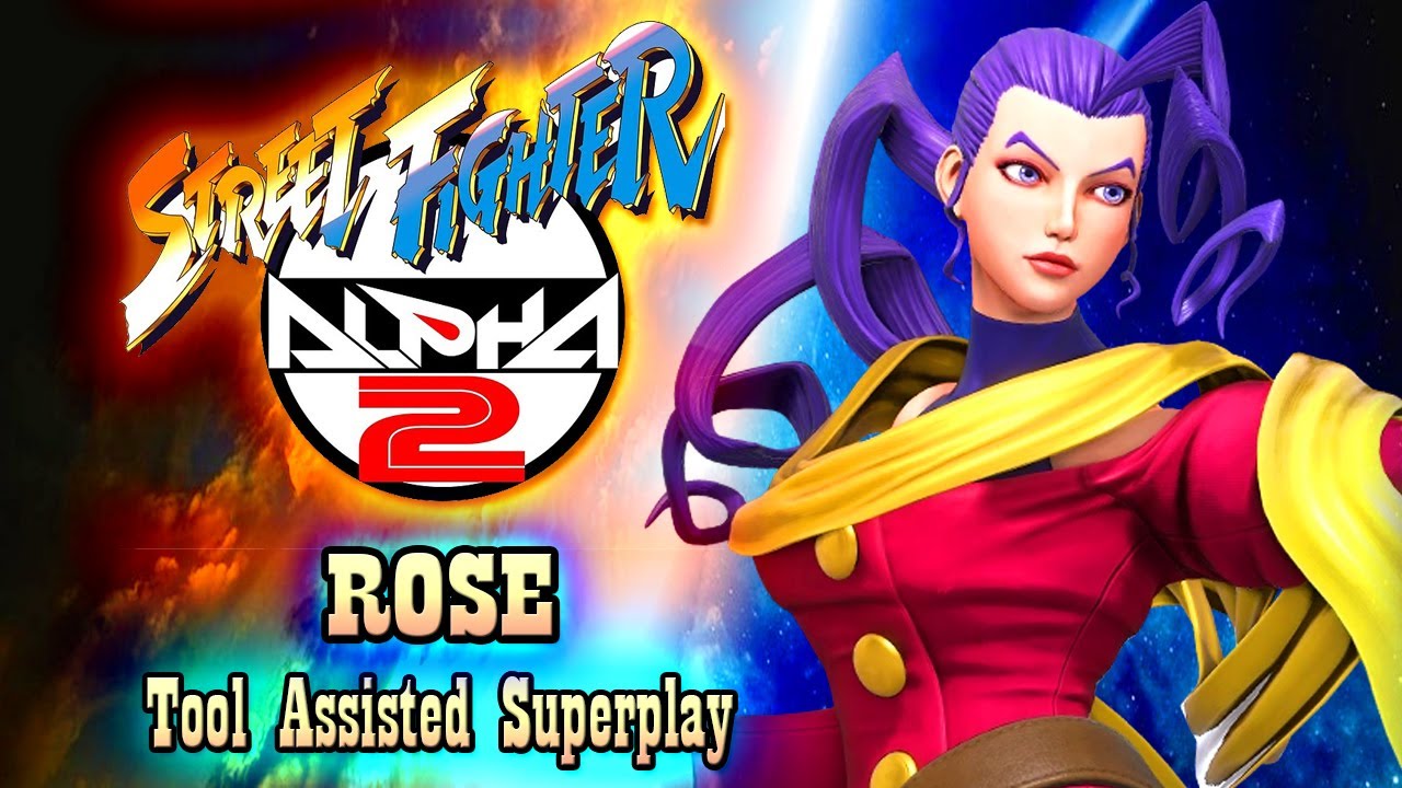 【TAS】STREET FIGHTER ALPHA 2 (ZERO 2) - ROSE