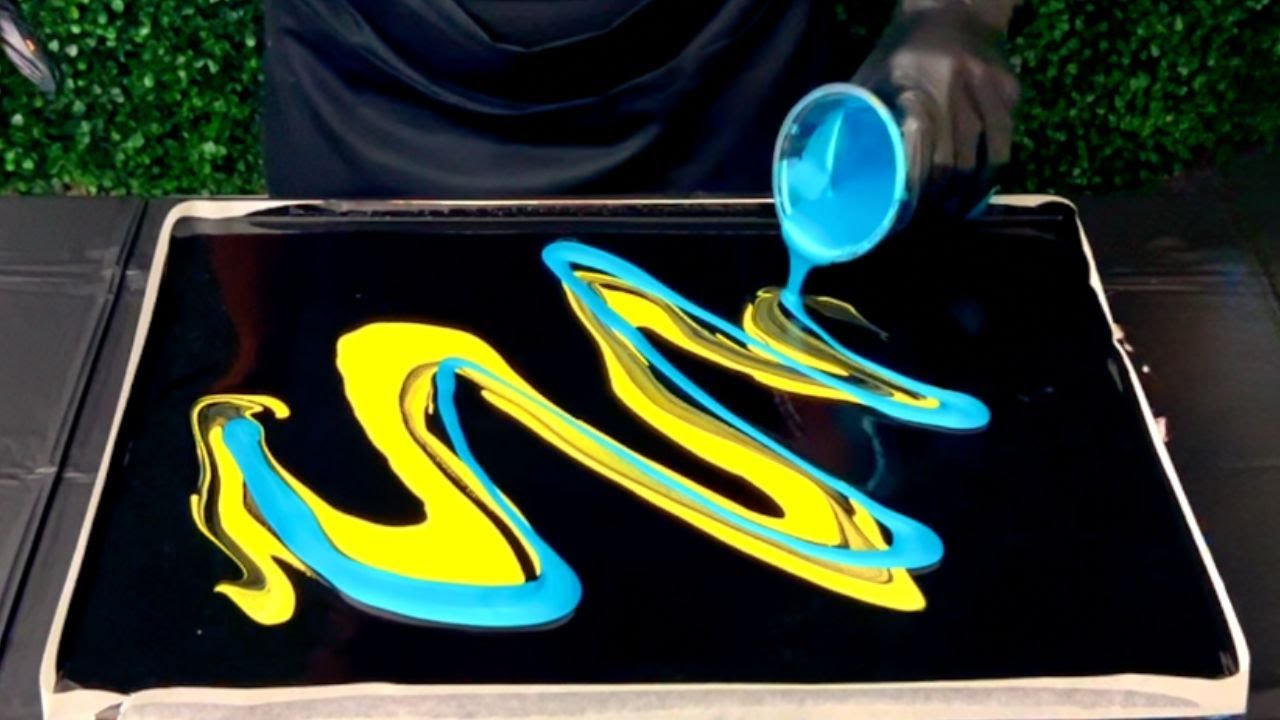 Start Creating Unique & Beautiful Abstract Painting with These ~ FUN Acrylic Pouring Technique!