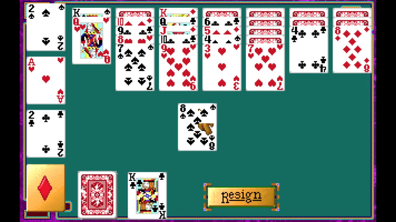 Hoyle's Classic Card Games - Solitaire (Sierra On-Line, DOS)
