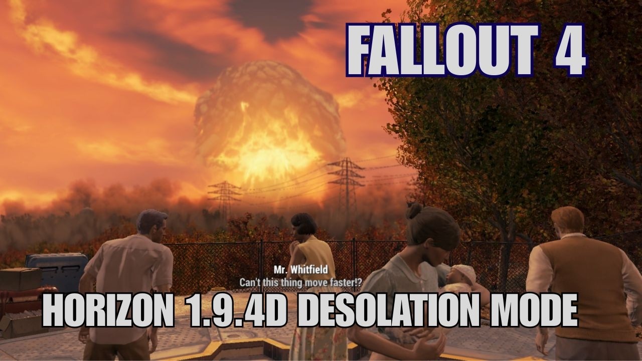 Fallout 4 Ep 1 Horizon 1.9.4d Desolation Mode Search for food and drink