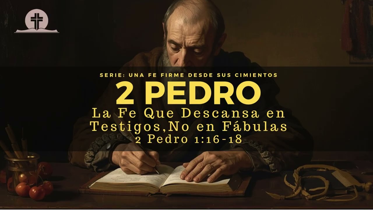 2 PEDRO 1:16-18 | UNA FE QUE DESCANSA EN TESTIGOS, NO EN FABULAS