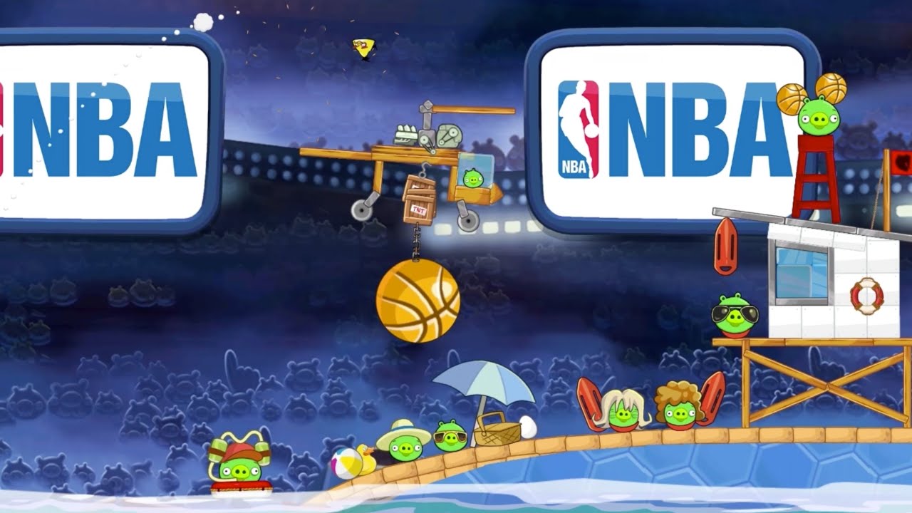 NBA Ham Dunk in Angry Birds Seasons! - Gameplay Trailer