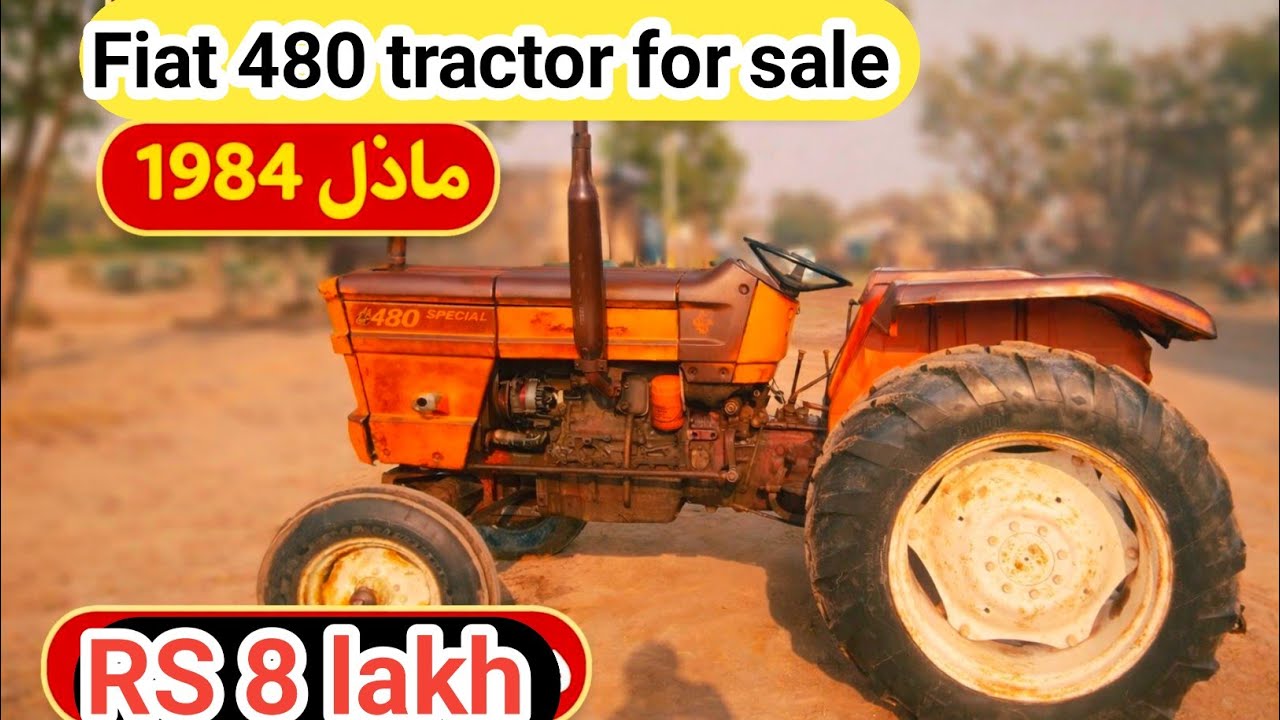Fiat 480 tractor for sale model 1884 good condition low price old tractor for sale 