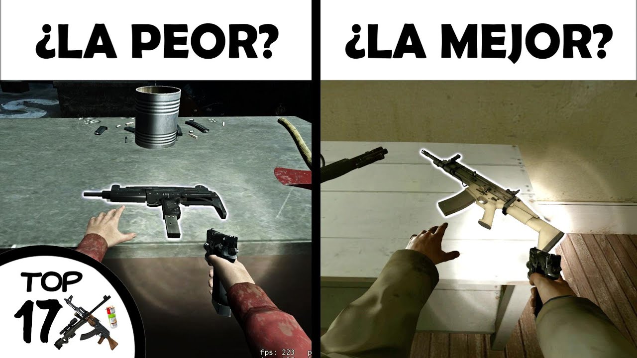 Ranking MEJORES ARMAS PRIMARIAS en Left 4 Dead 2 #tierlist