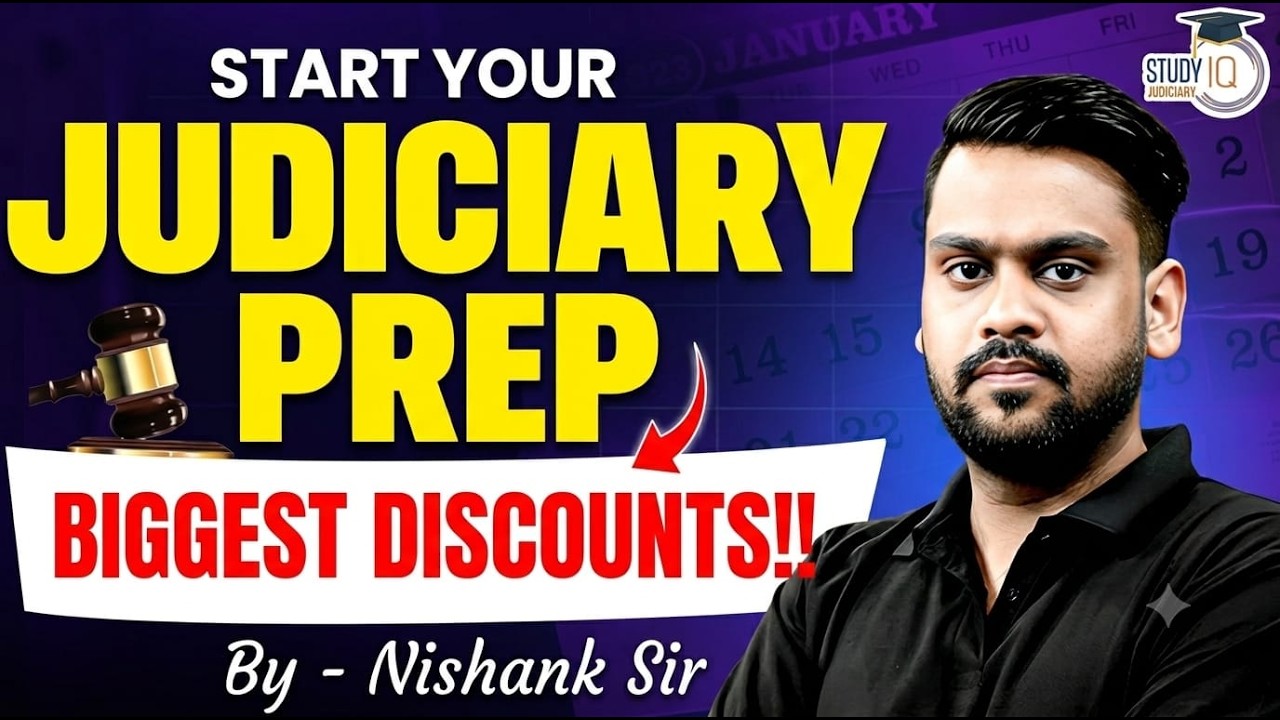 Start Your Judiciary Prep Now! BIGGEST Discounts on Batches 🔥 | By Nishank Sir