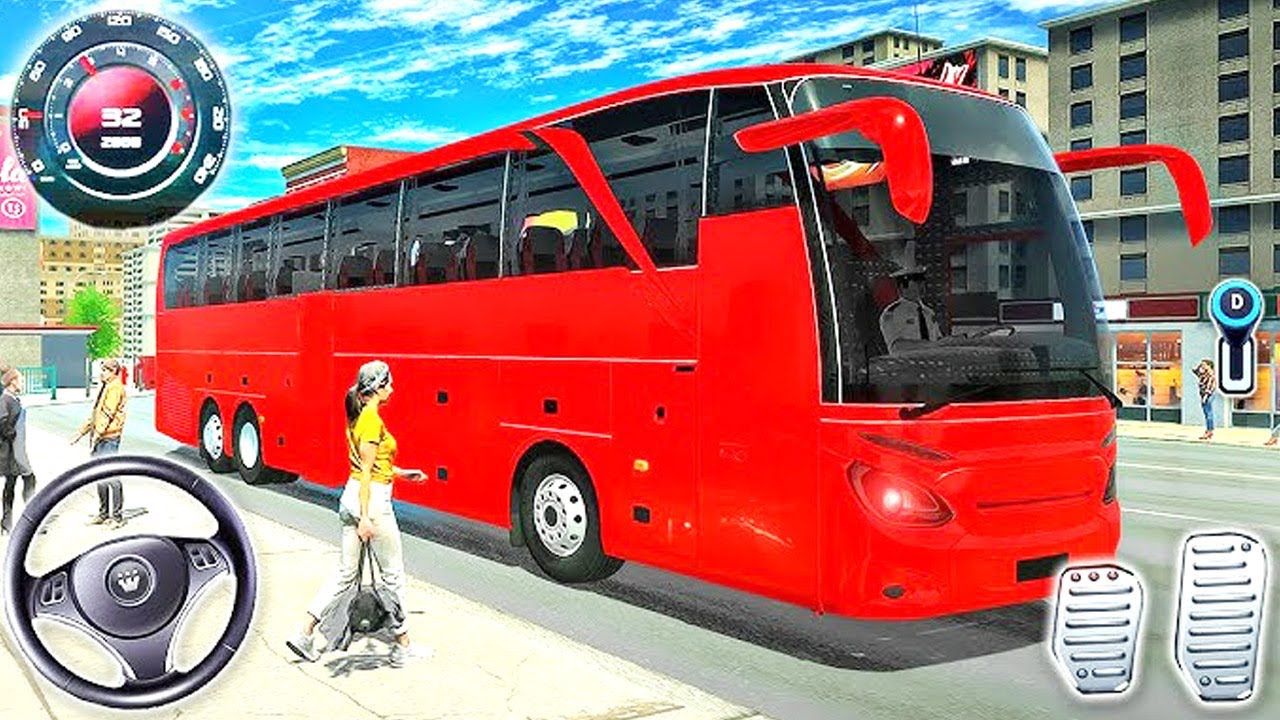 US Coach Bus Simulator | Real Uphill Bus Drive 2026 | Android GamePlay