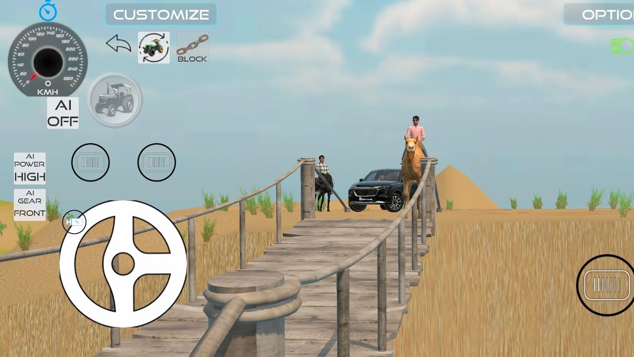 Desert safari 🏝️🏜️ Em| Indian Vehicles Simulator 3D New Update 💯🦅 2026 | Horse 🐴 camel 🐫Grand Vitara