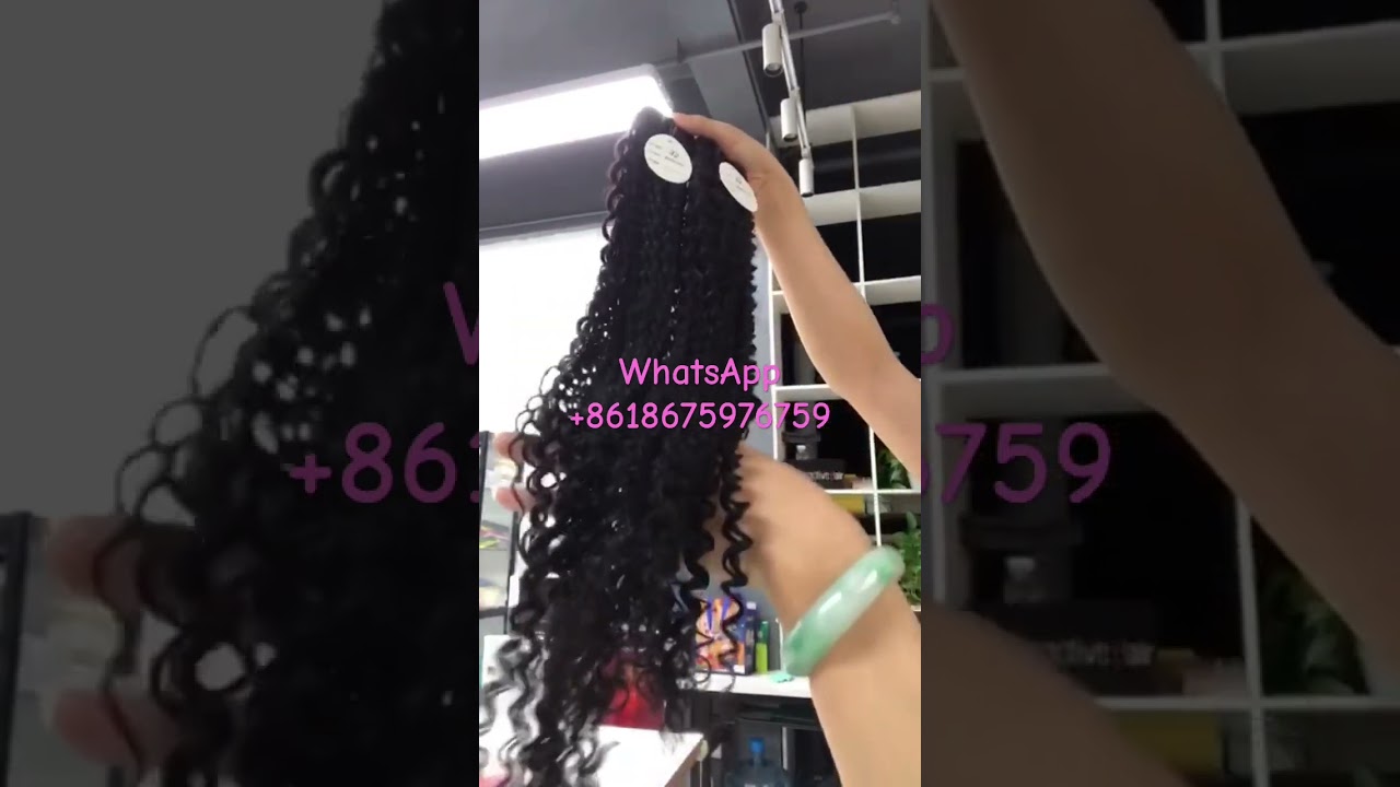 Long romance curly hair bundles 
