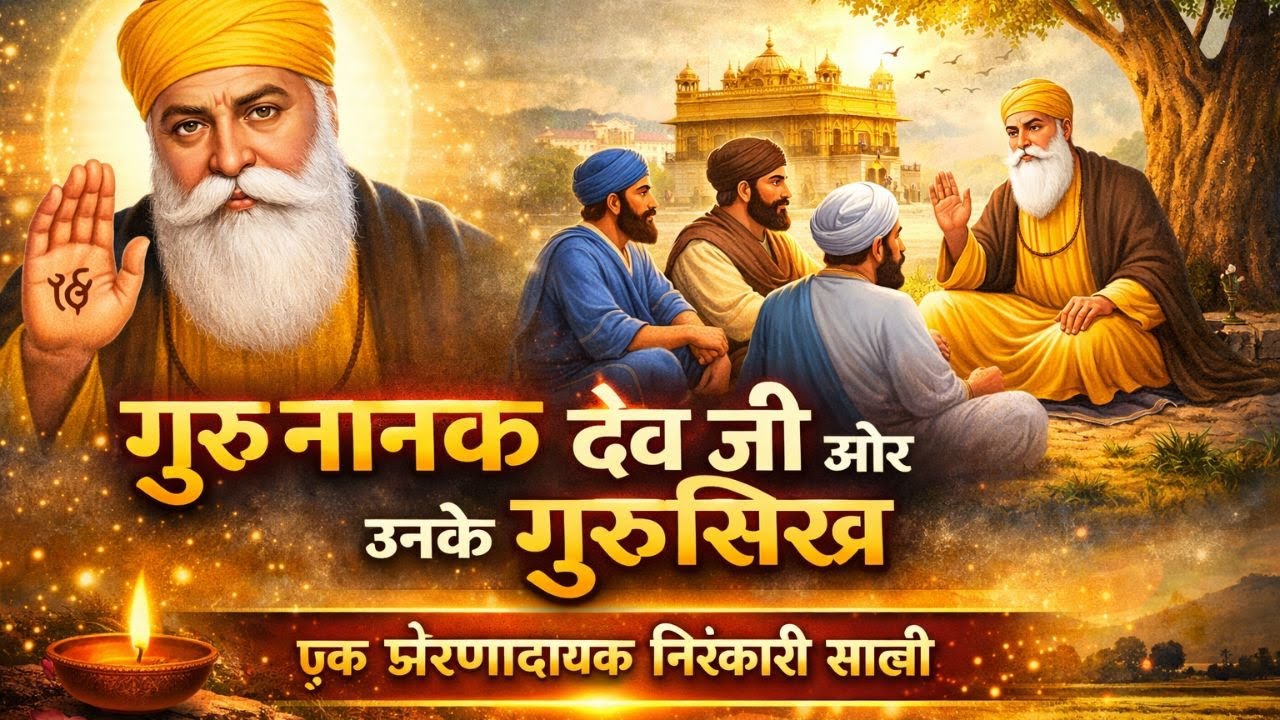 गुरु नानक देव जी और उनके गुरुसिख | एक प्रेरणादायक निरंकारी साखी | सच्ची भक्ति का रहस्य