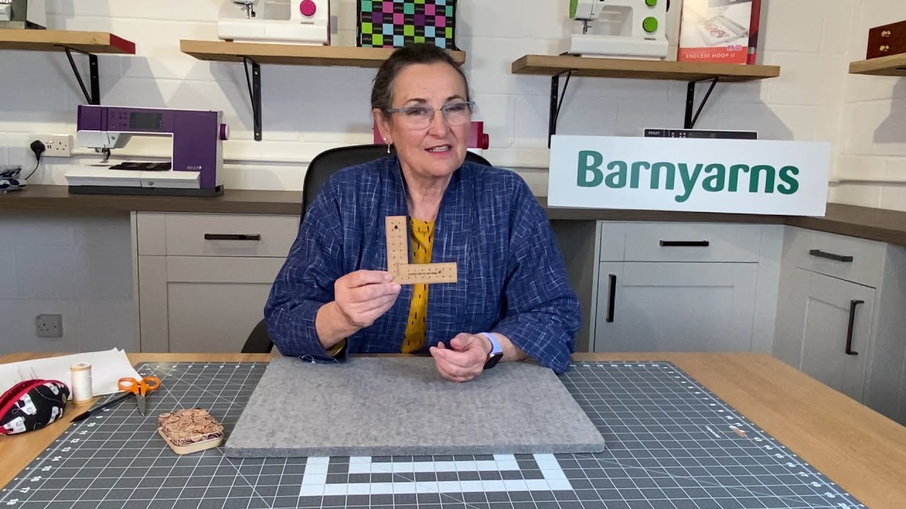 Jenerates Handmade Sewing Ruler - Barnyarns Review with Janet Poole