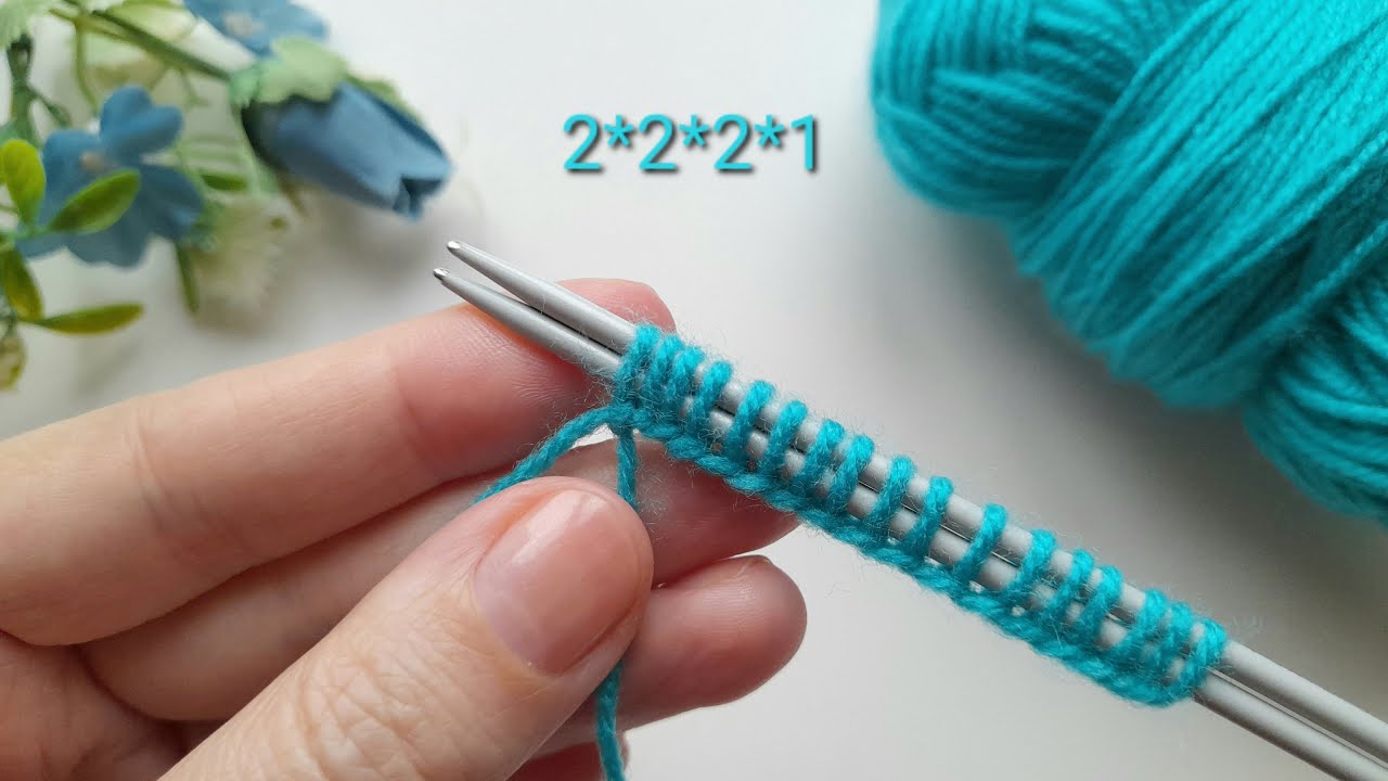 🔥 Ein Retro-Strickmuster so einfach und schön – du wirst es lieben!