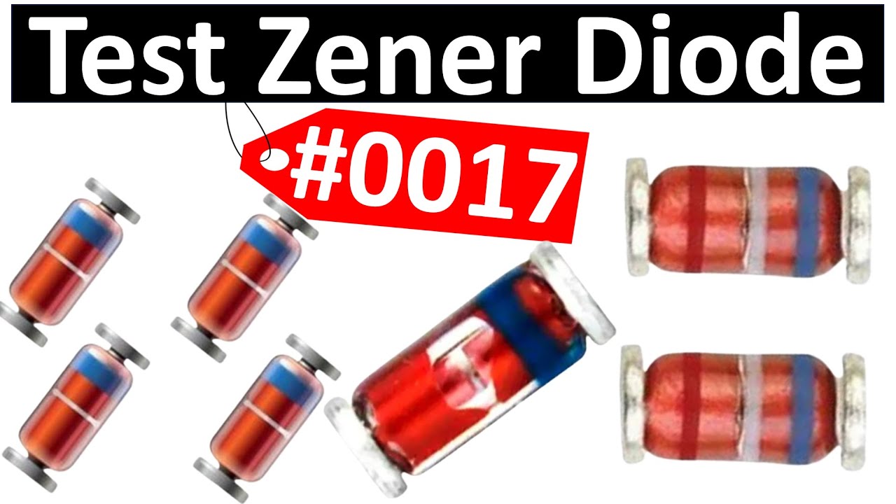 #0017 Electronic Components: How to Test Zener Diode with Multimeter | SMD Diode Testing