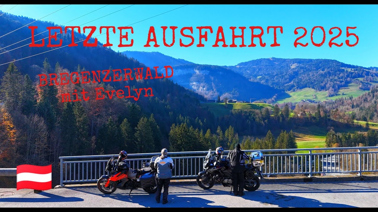 Letzte Ausfahrt in 2025 in den Bregenzerwald