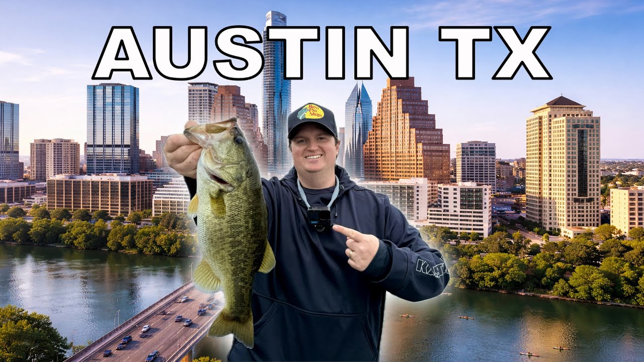 Public Bass Fishing in Austin, Texas! (Urban Bass Fishing Ponds)