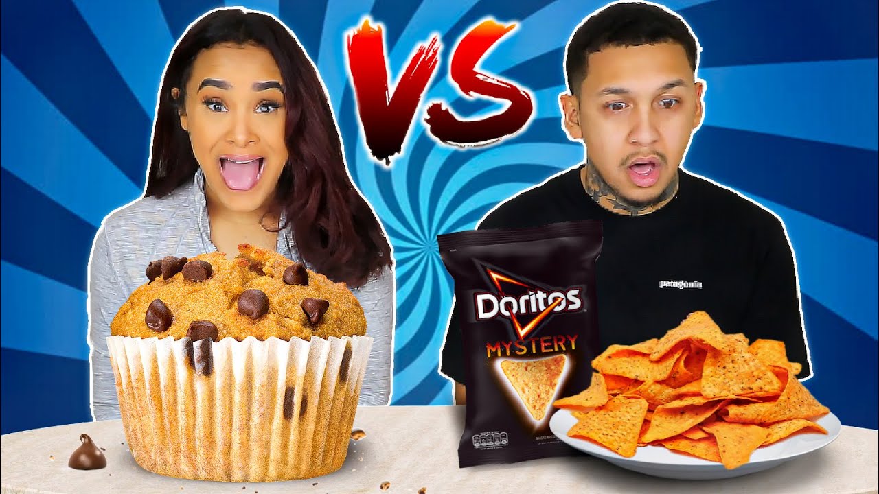 FLUFFY VS FLAT FOOD CHALLENGE!