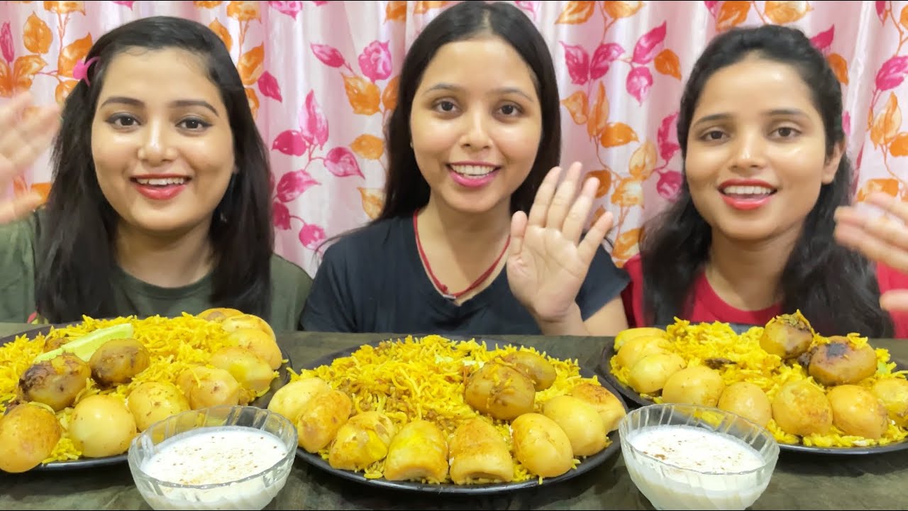 Aj Hobe Egg Biriyani Eating Challenge