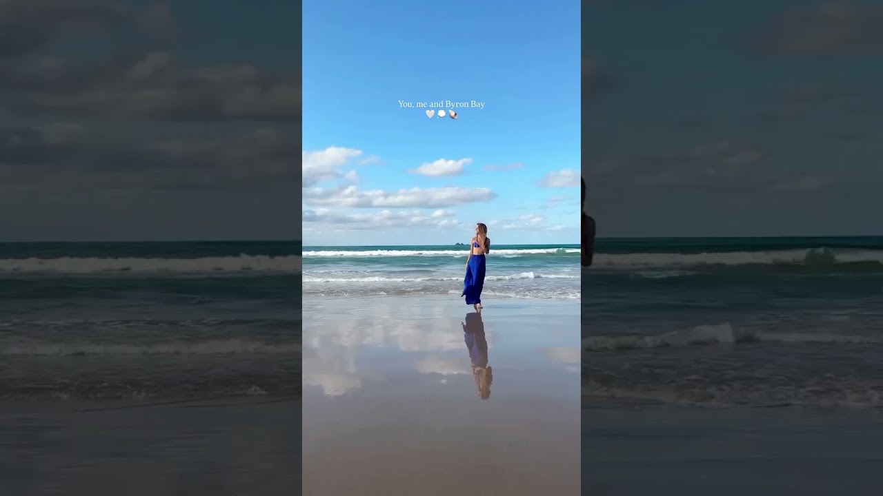 Dreamy blues in Byron 🩵✨#byron #australia #eastcoast #beachdays