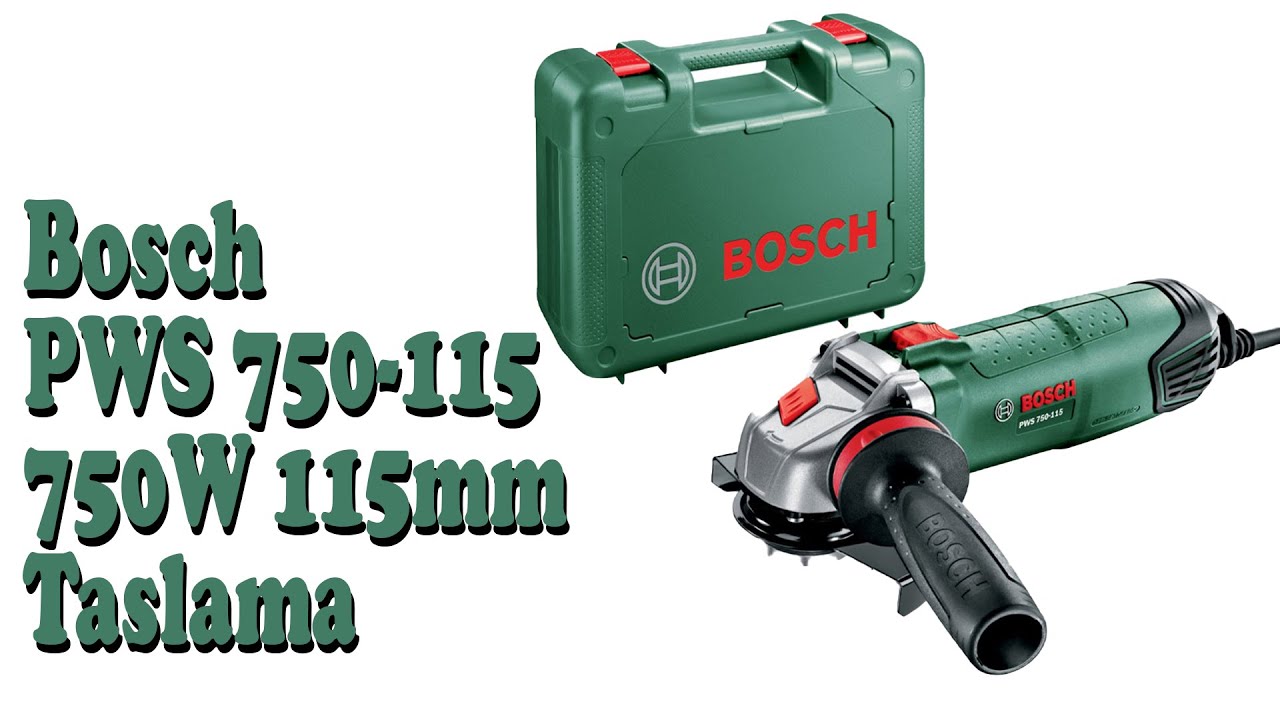 Bosch PWS 750-115 750W 115mm Avuç Taşlama