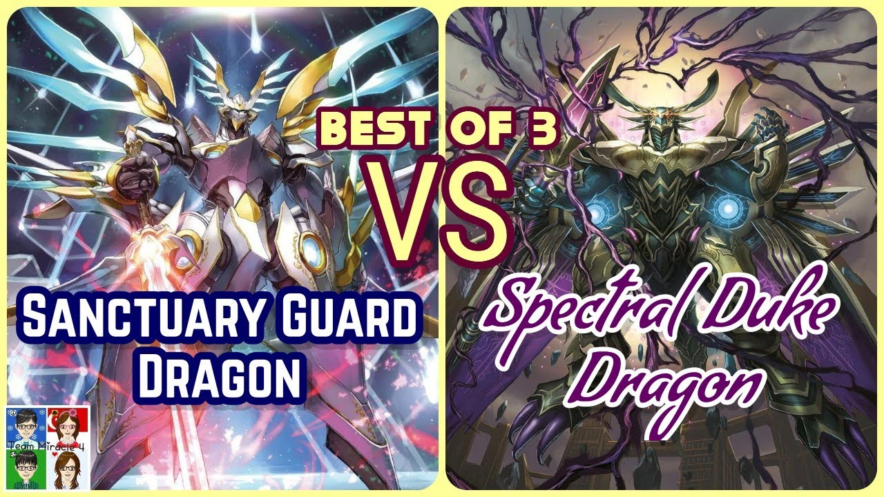 Royal Paladin Sanctuary Guard VS Gold Paladin Spectral Duke | Cardfight Vanguard V Premium Best of 3