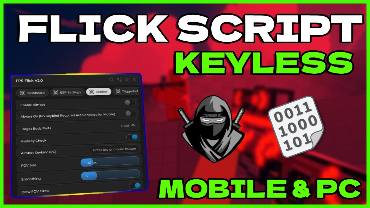 [NEW 2025🔥] #1 Flick Script (MOBILE & PC) | Pastebin, Wall Bang, Silent Aim, Anti Ban