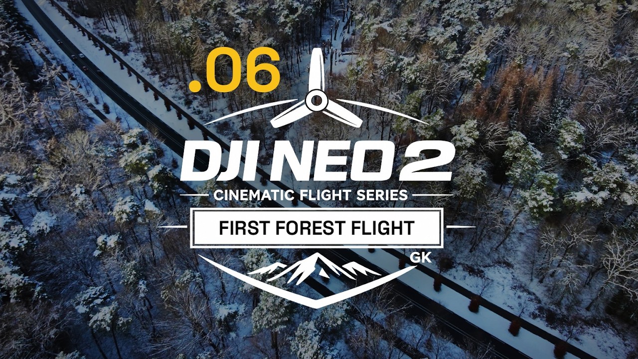 First Forest Flight with the DJI Neo 2 — A Tiny Companion in the First Snow