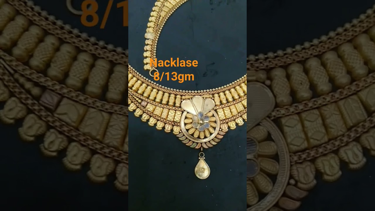 skj#gold#beautiful #dejine#Naklace#sot #video#,💓👍#