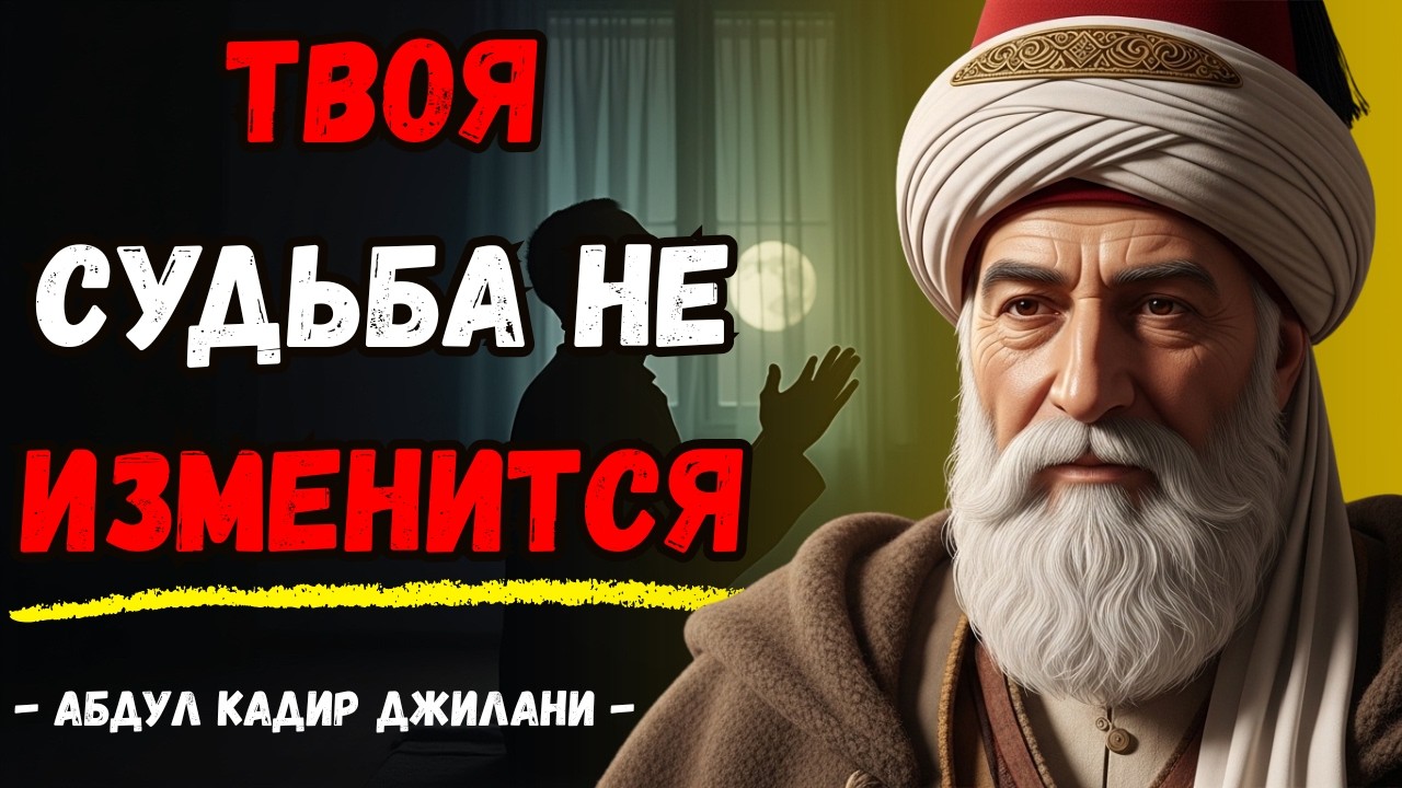 Почему ваша судьба не изменится: скрытая тайна, раскрытая Абдулом Кадиром Джилани.