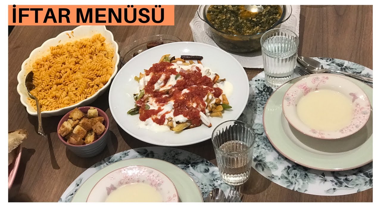 EN KOLAY TARİFLERLE NEFİS İFTAR MENÜSÜ | PESTO ROSSO SOSLU MAKARNA | KARIŞIK YOĞURTLU KIZARTMA