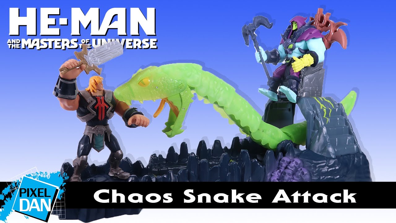 He-Man Chaos Snake Attack Playset Review | Masters of the Universe Animated Series