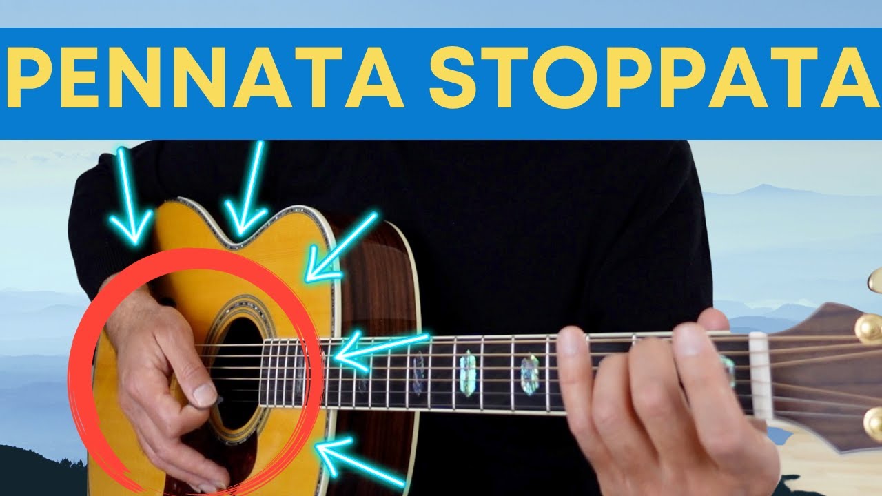 Pennata Stoppata - Come Fare una Ritmica Stoppata sulla Chitarra
