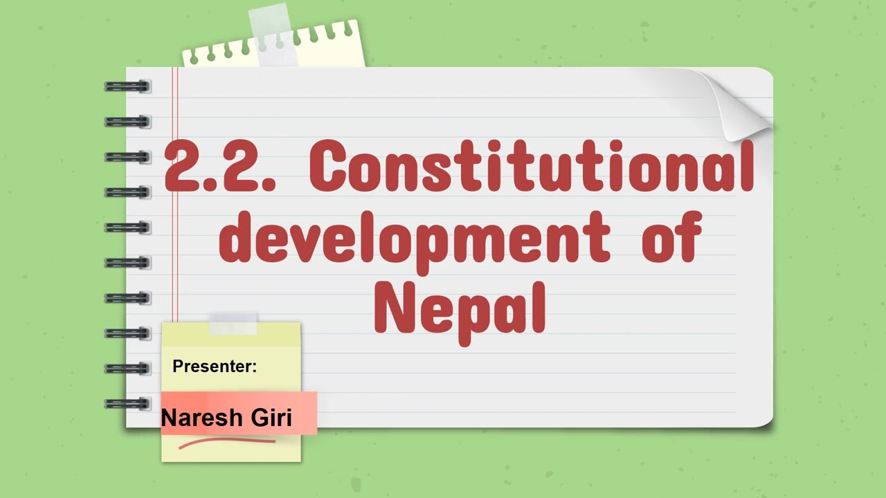 2. 2. Constitutional Development of Nepal (in English)। Section Officer Exam। Second Paper
