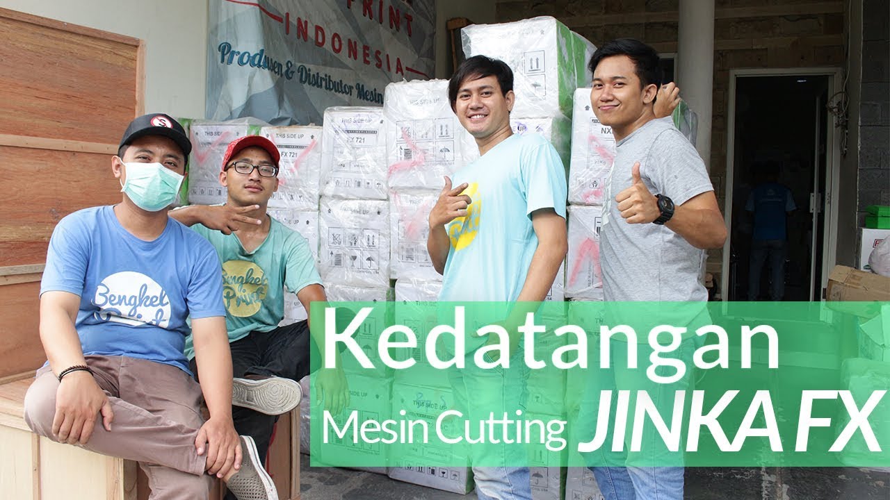 Kedatangan Mesin Cutting Sticker Jinka FX Terbaru #VLOG-134