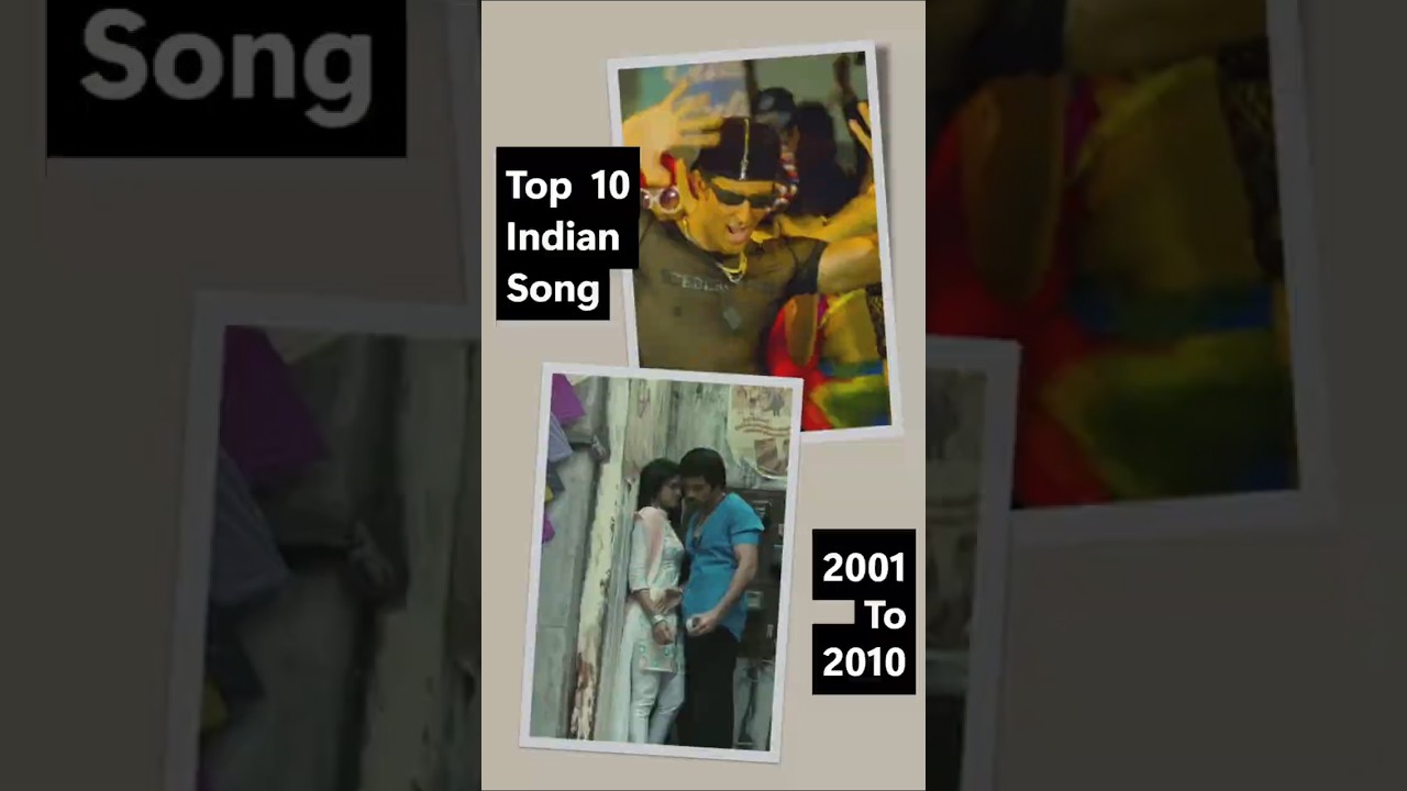 Top 10 Indian Songs Everyone Loved (2001&ndash;2010 Era) 🔥🎶 | MusicTally | #shorts