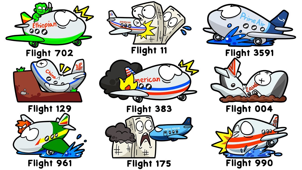 Все самые страшные катастрофы Boeing 767 объяснены за 13 минут