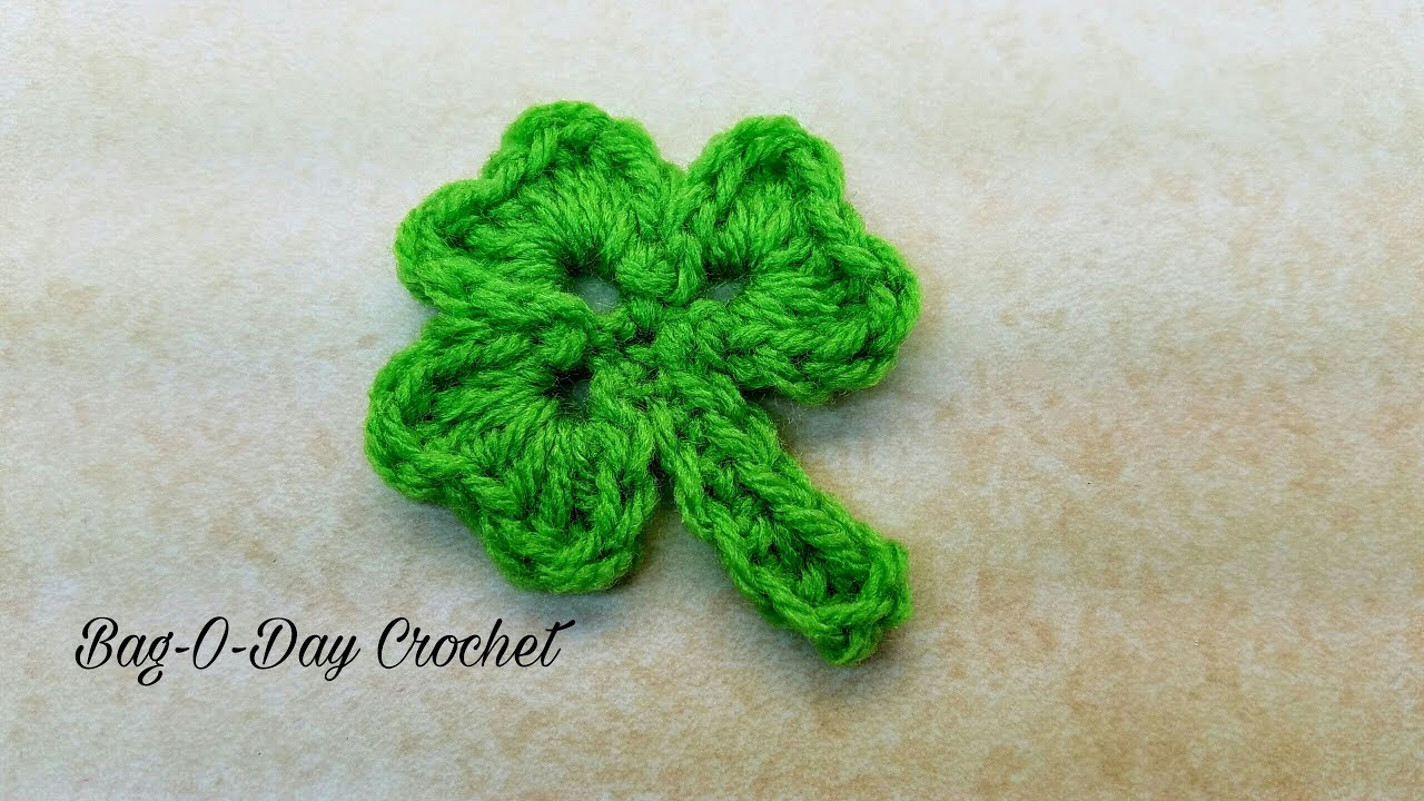 Easy Crochet Shamrock | Bag-O-Day Crochet TUTORIAL 369