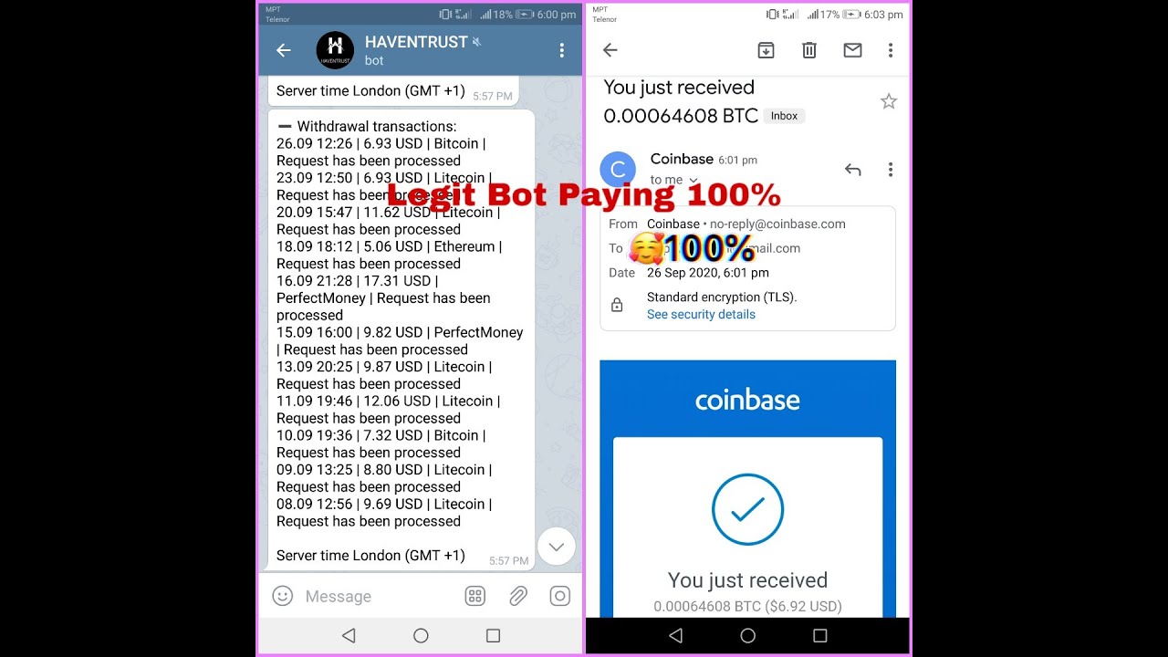 Legit 105$ instant withdraw, HavenTrust 22% Daily Hot Bot