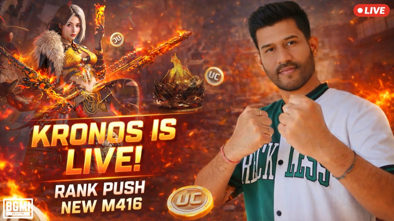 🔴 LIVE BGMI Rank Push to CONQUEROR 🏆 | Primewood Genesis + New M416 | Ultimate Set