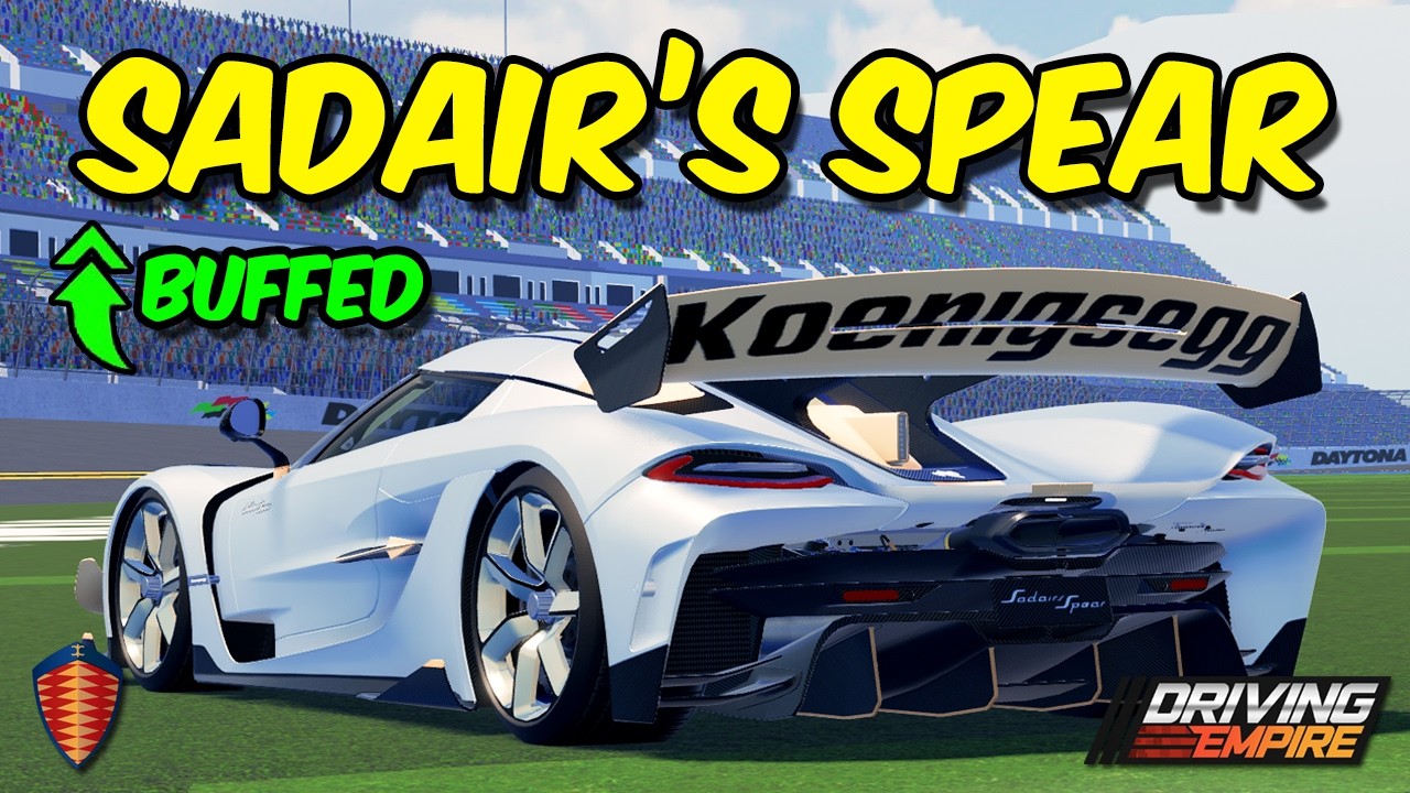 (BUFFED) Koenigsegg Sadair's Spear Review | Roblox Driving Empire