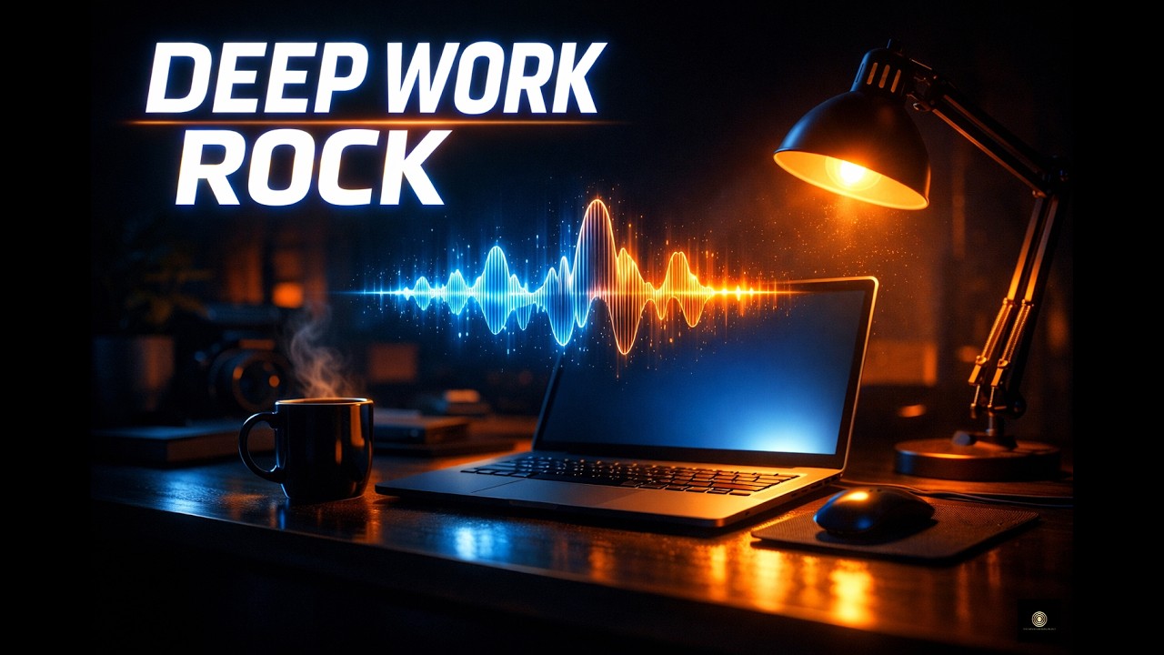 2 Hours of Groovy Productivity Rock | Instrumental Focus Music for Deep Work