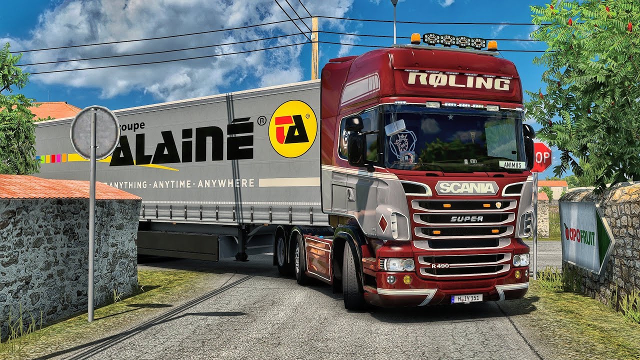 Driving through Scenic Narrow Roads of Italy | #ets2 1.53