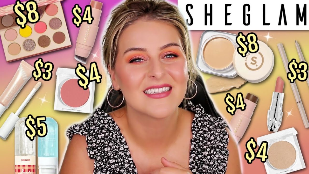 Is *SHEGLAM* Makeup ACTUALLY Good? // Skinfluencer Full Coverage Foundation Balm & more!