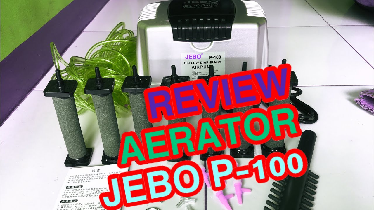 REVIEW AERATOR KOLAM IKAN JEBO P 100-semburannya mantap