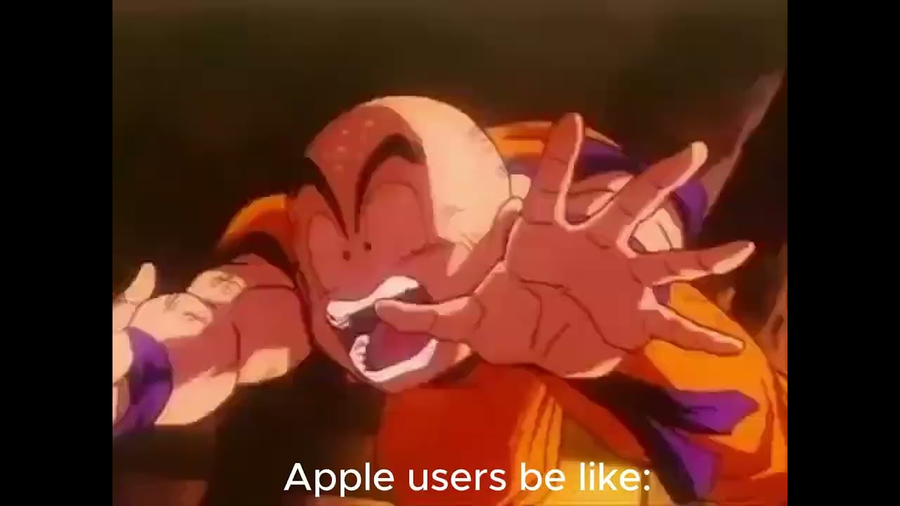 Apple users be like: