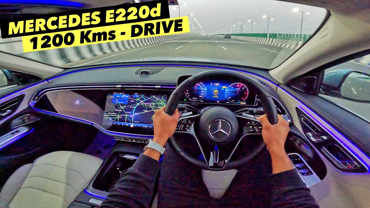 Mercedes E-Class E220D 2026 года выпуска - пробег 1200 км (по плохим и хорошим дорогам) - Расход ...