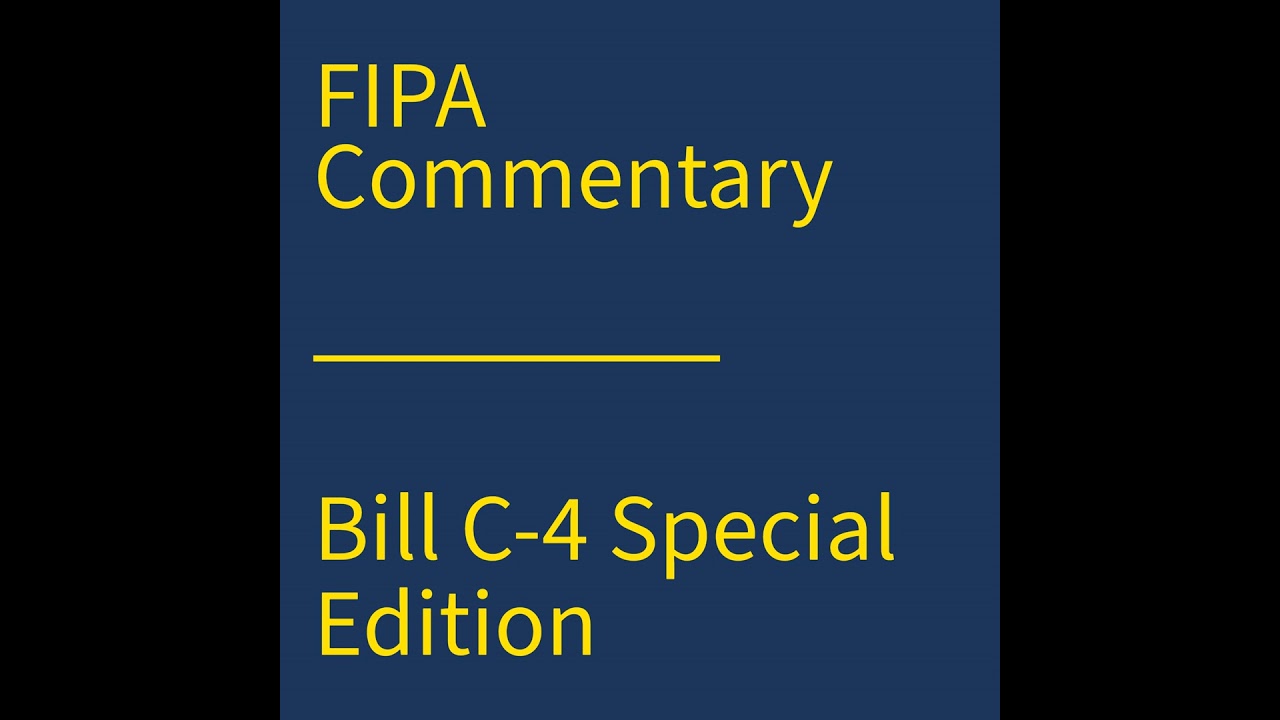 Commentary: Bill C-4 Special Edition
