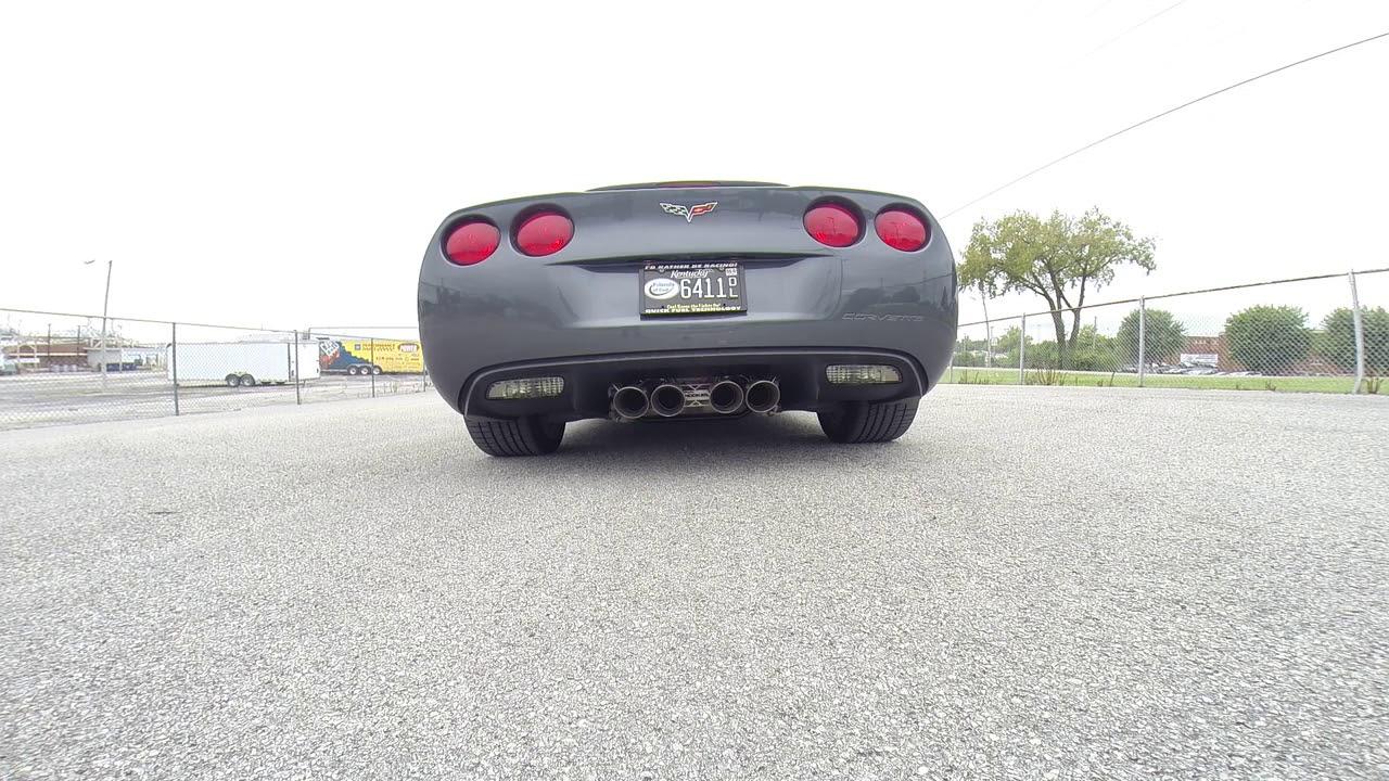 Chevrolet Corvette C6 - Hooker Blackheart Axle-Back w/ Muffler Acceleration #1