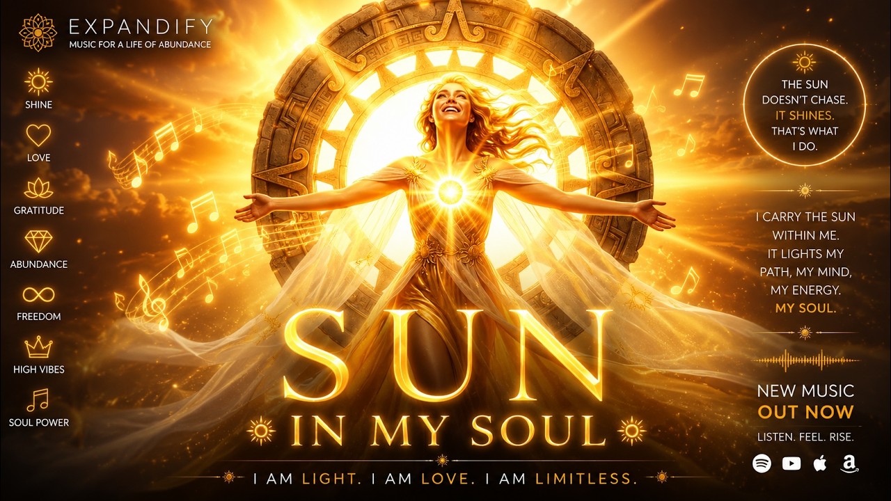 SUN IN MY SOUL ☀️  Manifestation Music for Inner Light & Abundance Shift – Expandify