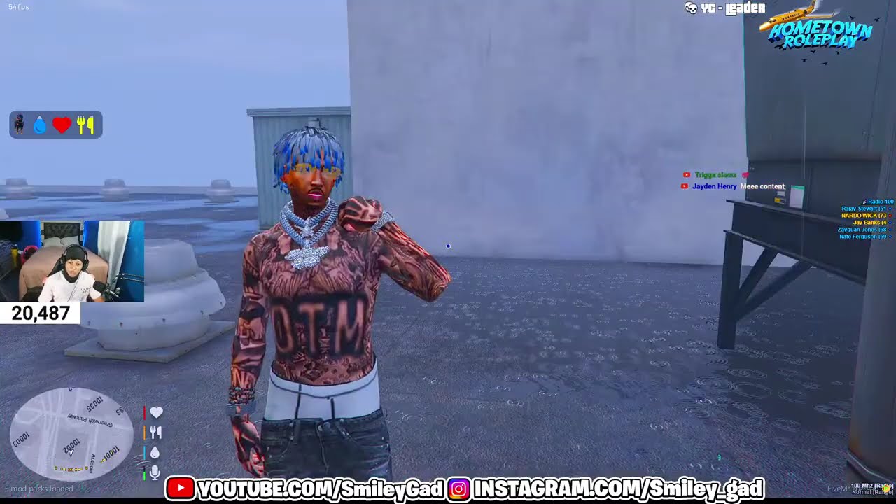 SmileyGad Is Live/ New Channel Join Up Road To 30K 🔥🔥GTA 5 RP Mix With Garena Freefire Livestream